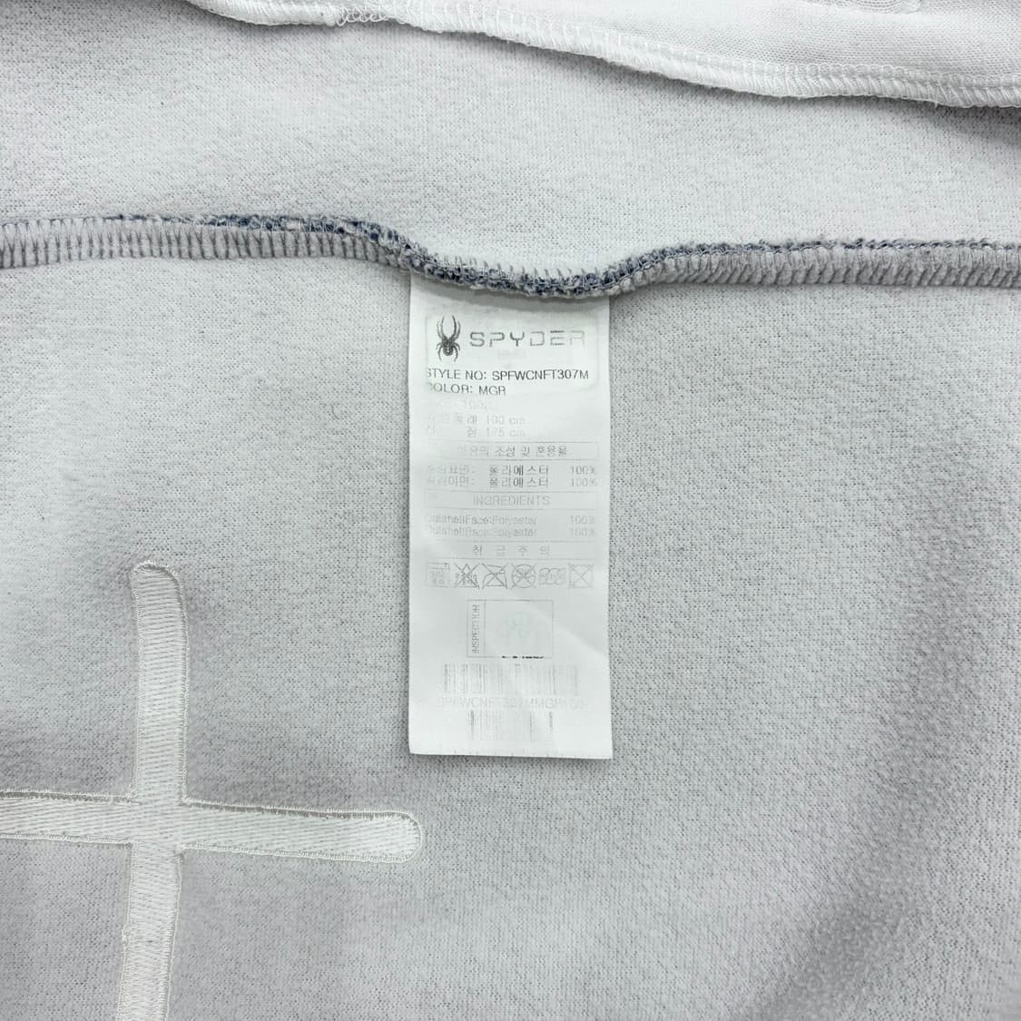 스파이더 소프트 후리스 플리스 후드집업 자켓 L (100) 상품이미지4