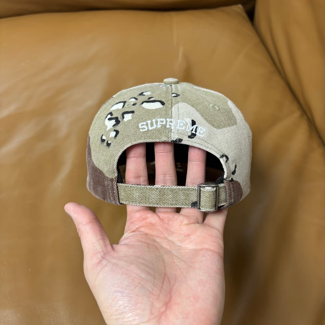 슈프림 S로고 6패널 볼캡 모자 데저트 카모 상품이미지7