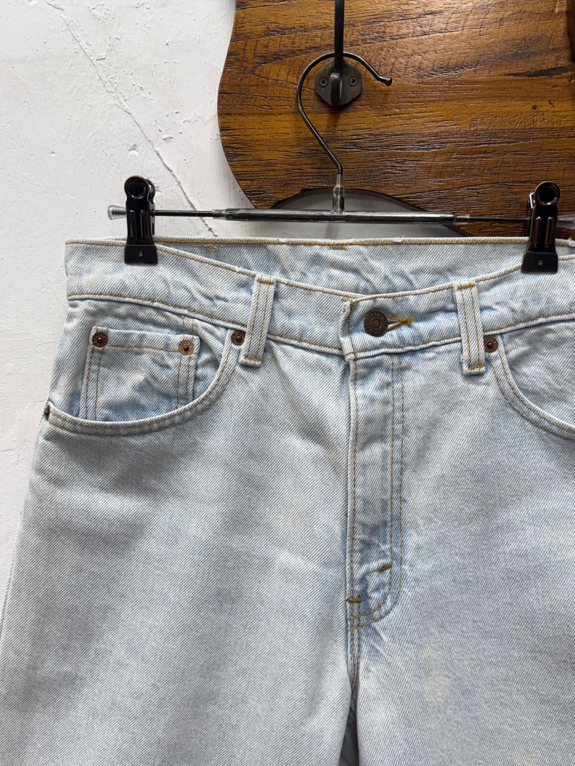 90s USA Levi's 550 Relaxed Denim Shorts 상품이미지6