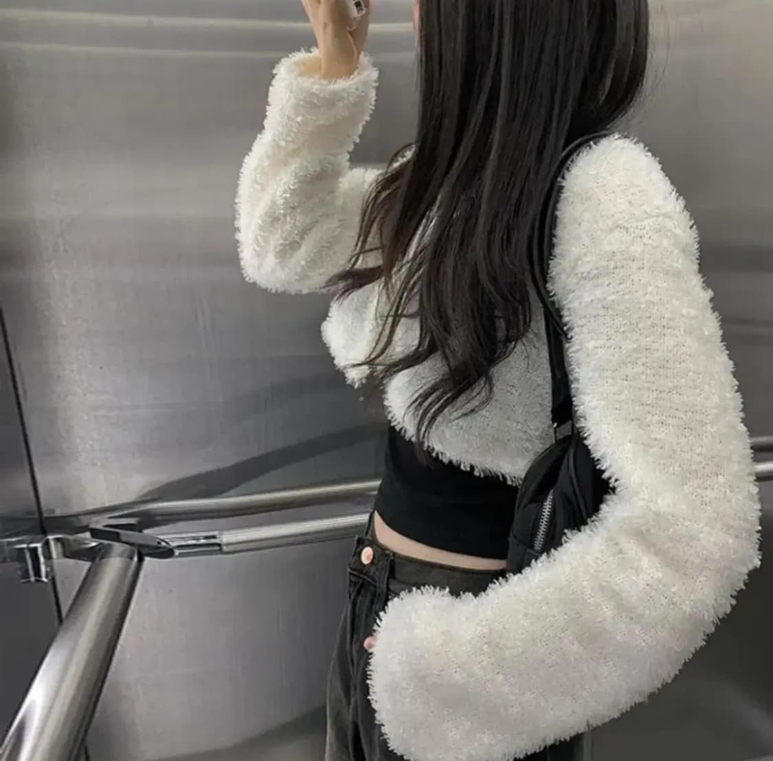 애니원모어 푸들 퍼 가디건 상품이미지2