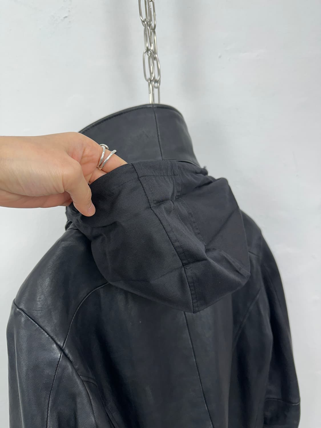 THE TWELVE Asymmetric Sheep Leather High 상품이미지10