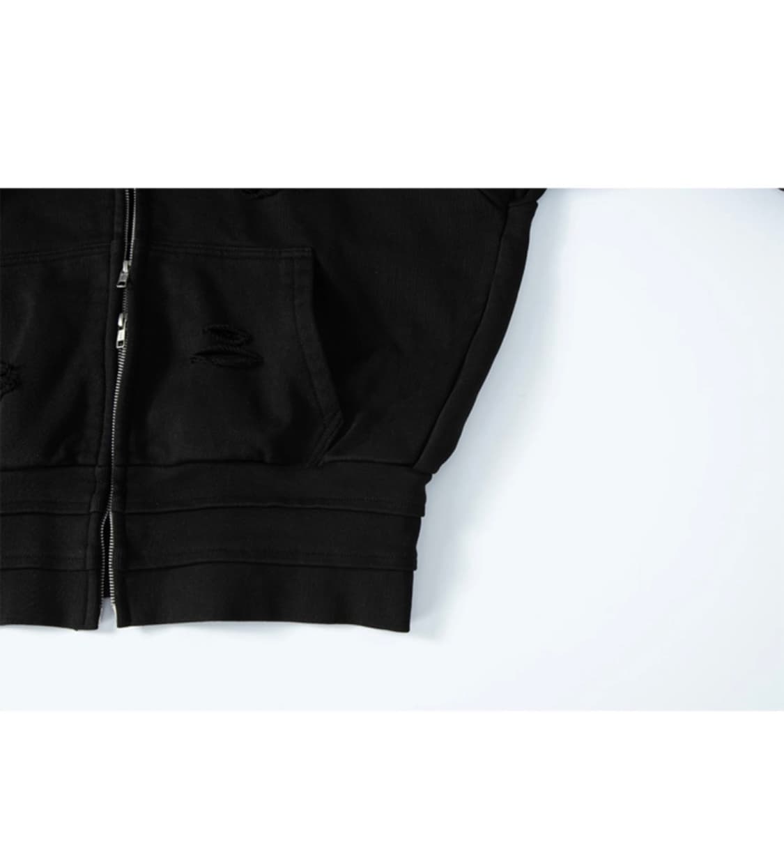 프리아큐파이 preoccupy 트리플 레이어드 후드 집업 OS 상품이미지5