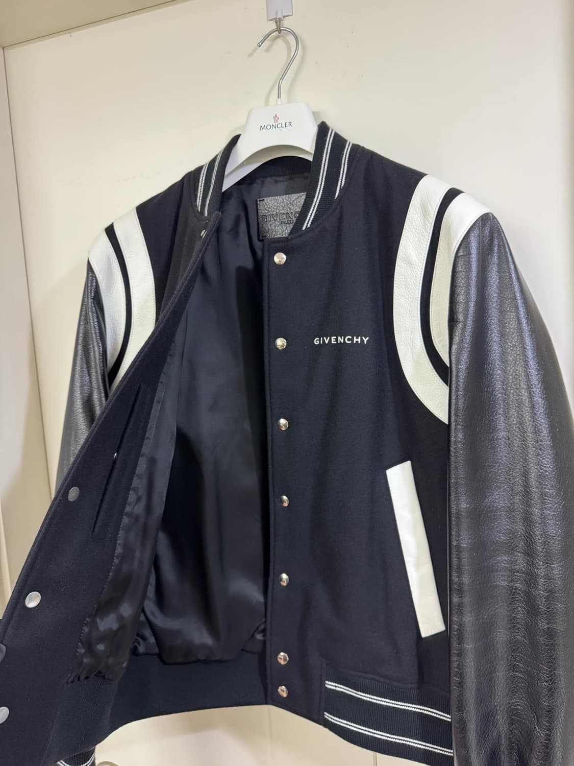 지방시 울 레더 스플릿 봄버 자켓 상품이미지8