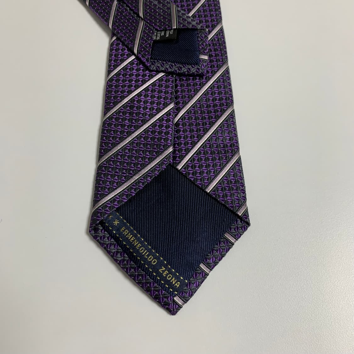 에르메네질도 제냐 이태리 신형라벨 명품넥타이 A+등급 최상급 스트라이프 상품이미지5