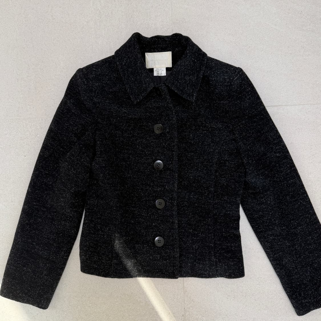 button kara black wool jacket 상품이미지1