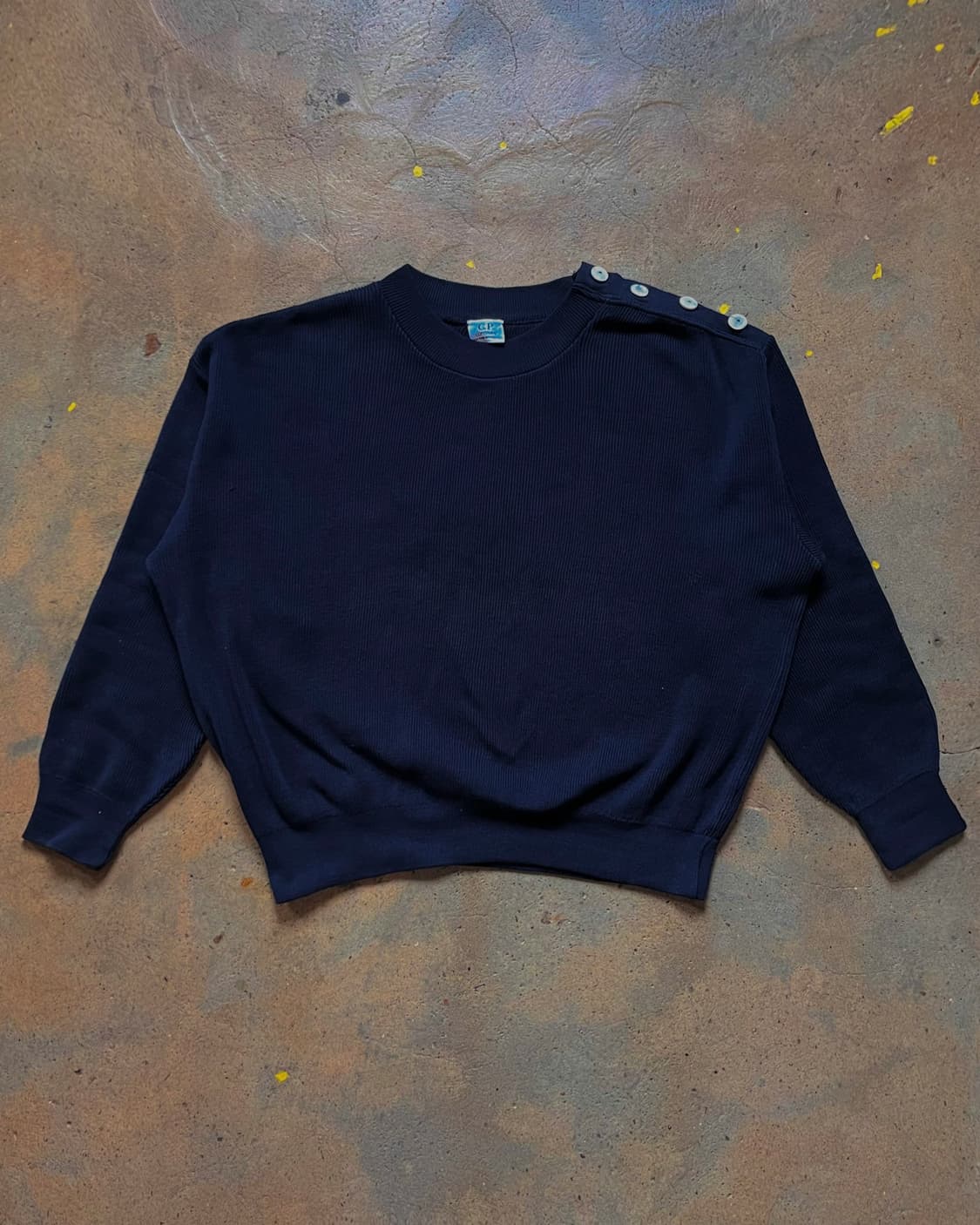 83AW CP컴퍼니 아카이브 숄더 비대칭 버튼업 니트 상품이미지2