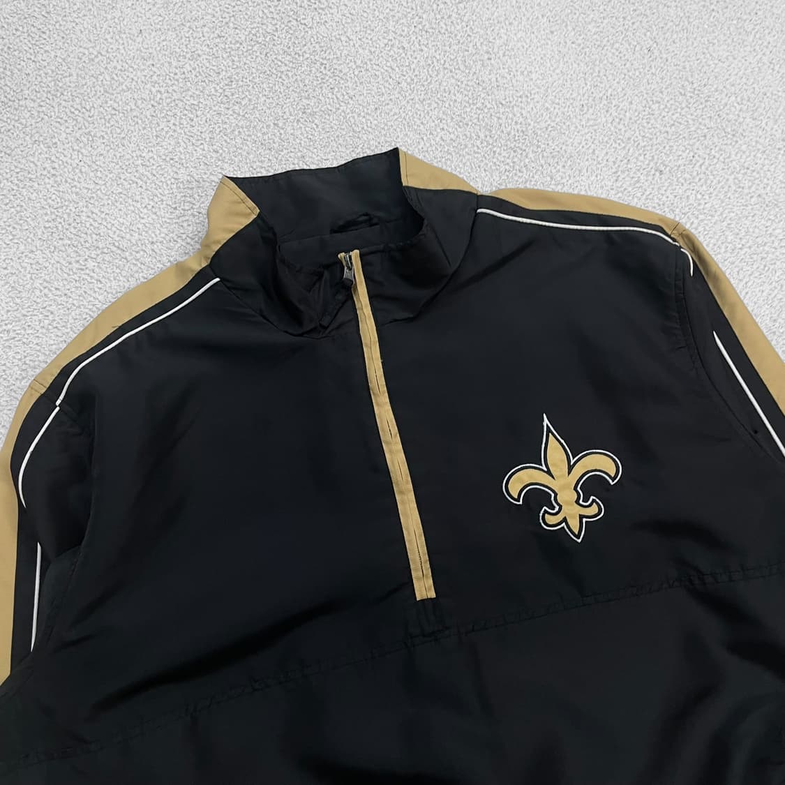 Nfl 뉴올리언스 세인츠 아노락 바람막이 자켓 블랙 상품이미지3
