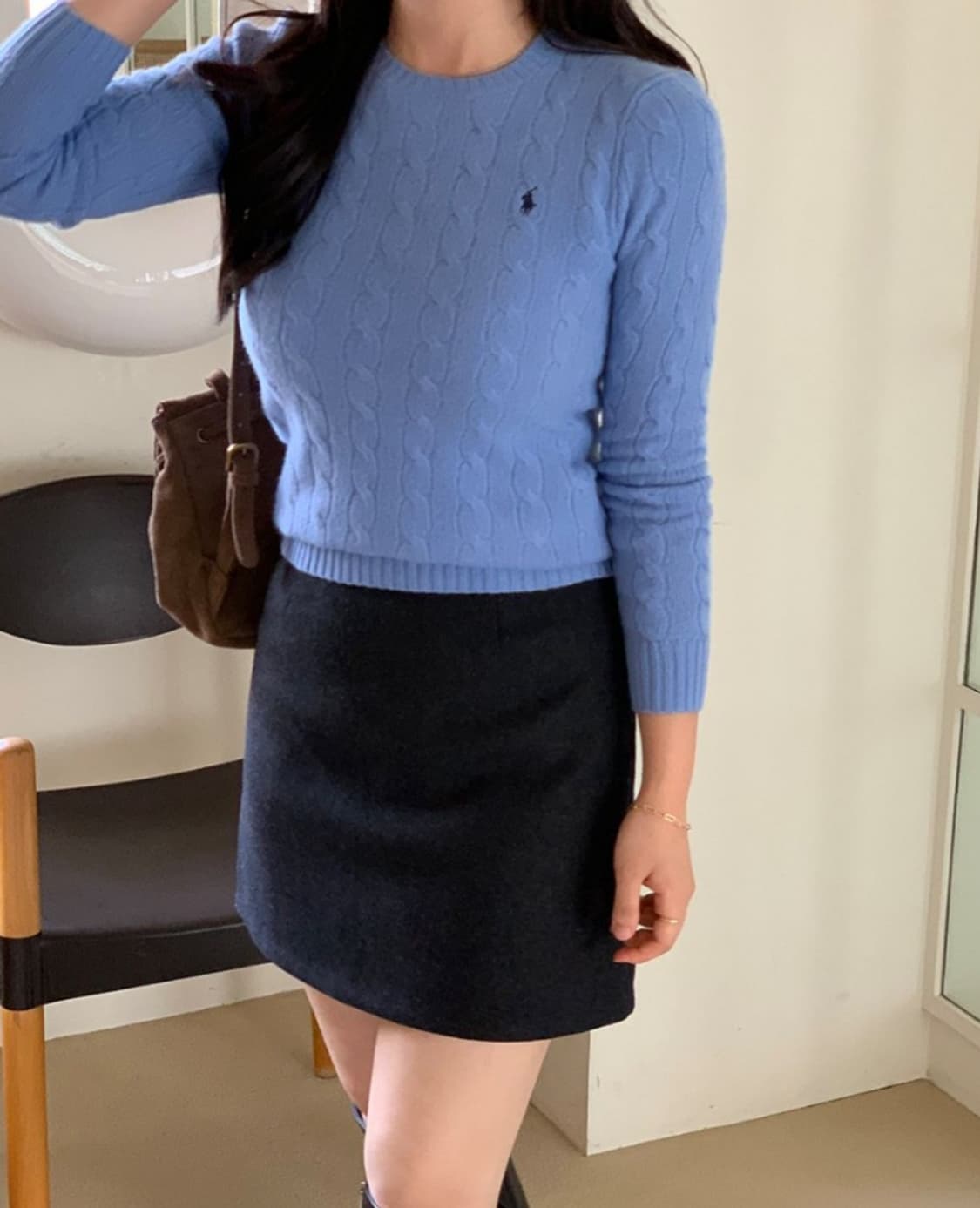 폴로 랄프로렌 남여 꽈배기니트 95-100 66-77 상품이미지1