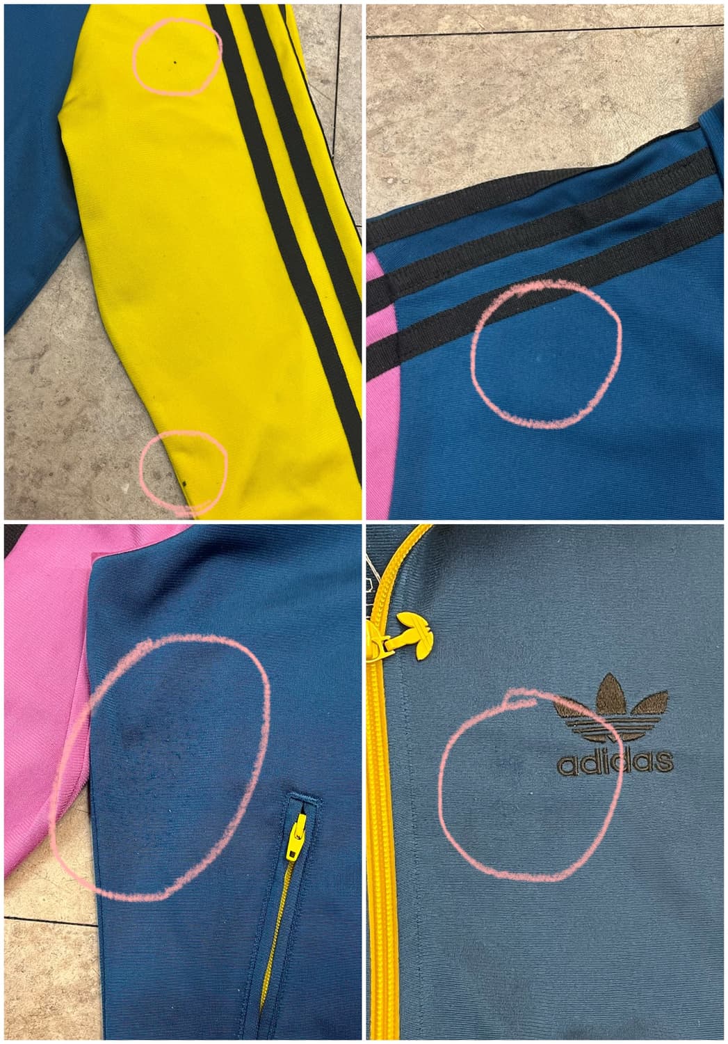 아디다스 배색 파이어버드 져지 블루 90 #csz3611 상품이미지5