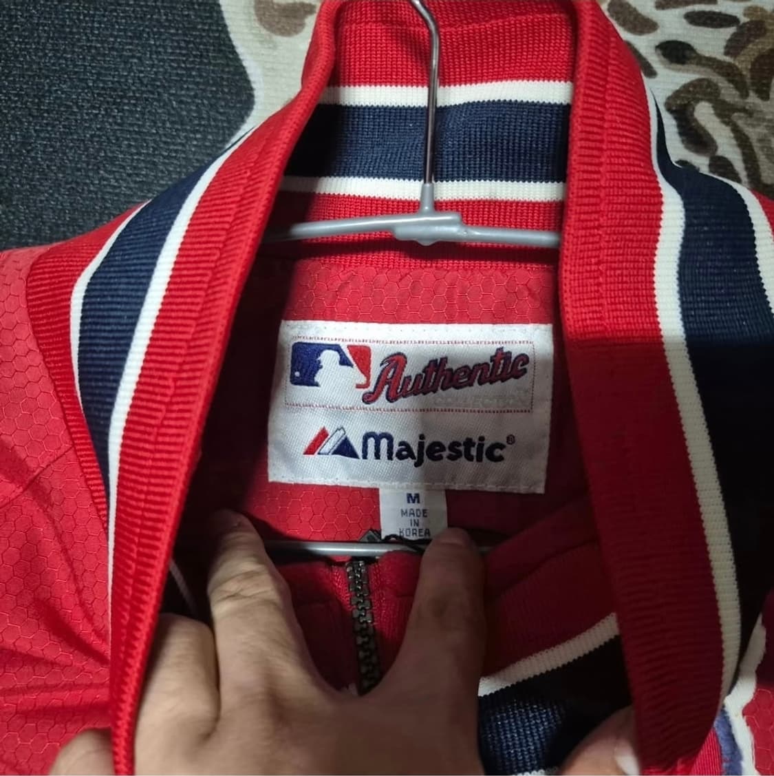 00's 마제스틱 X MLB 세인트루이스 카디널스 덕아웃 오왼 자켓 상품이미지2