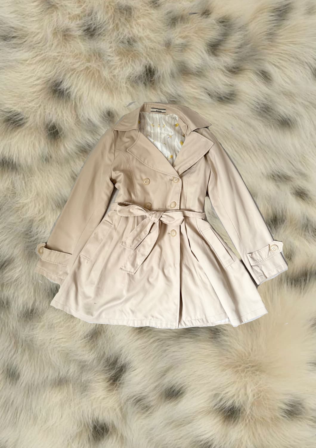 라떼갸루 미니트렌치코트 상품이미지1