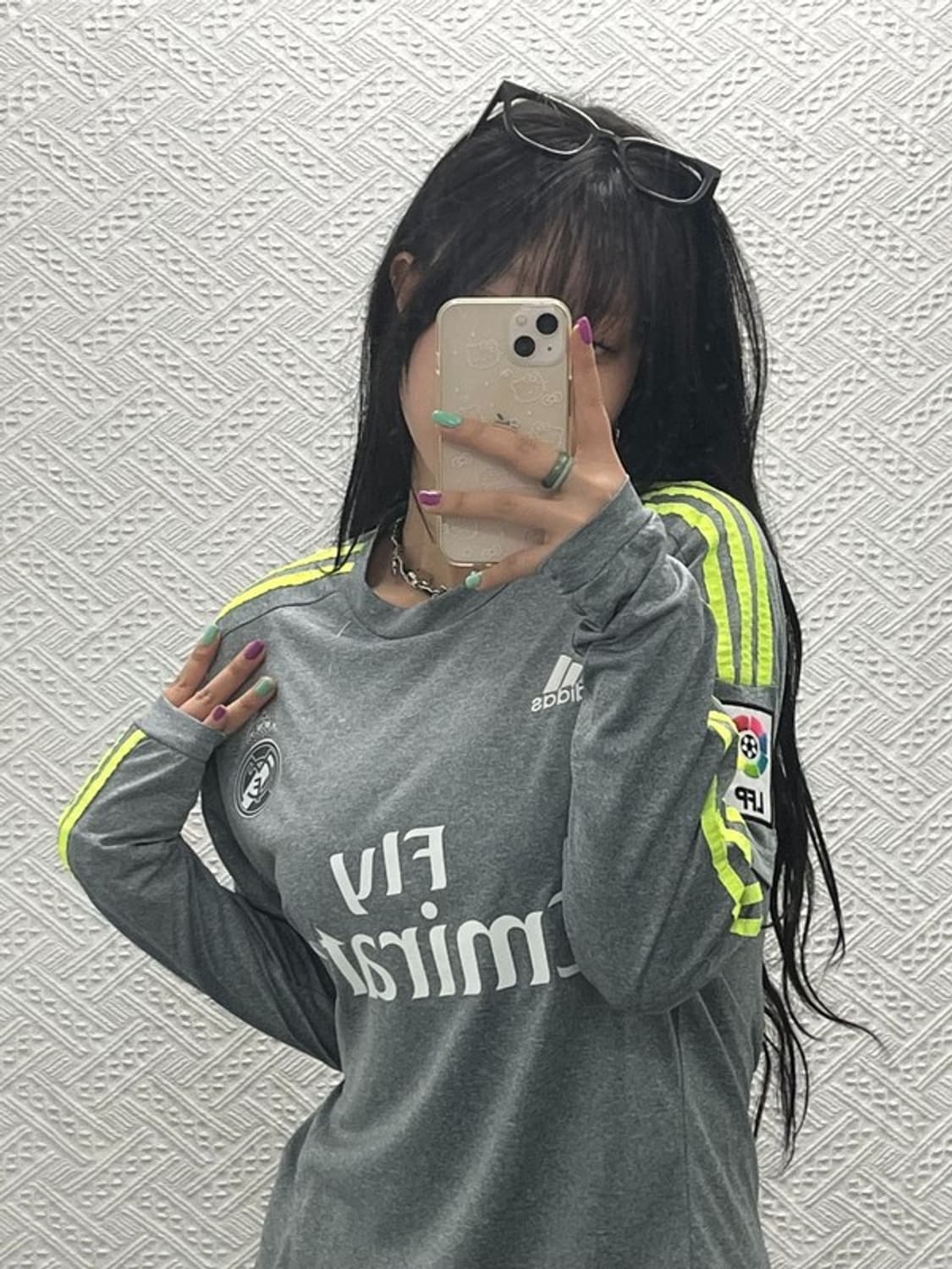 아디다스 15 - 16 레알 마드리드 어웨이 유니폼 롱슬리브 C06615 상품이미지1