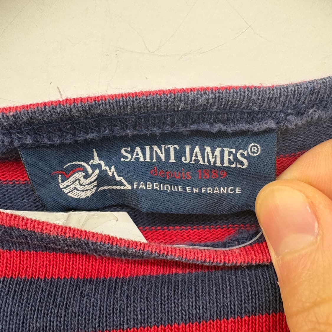 세인트제임스 스트라이프 긴팔 티셔츠 여성 S 상품이미지3