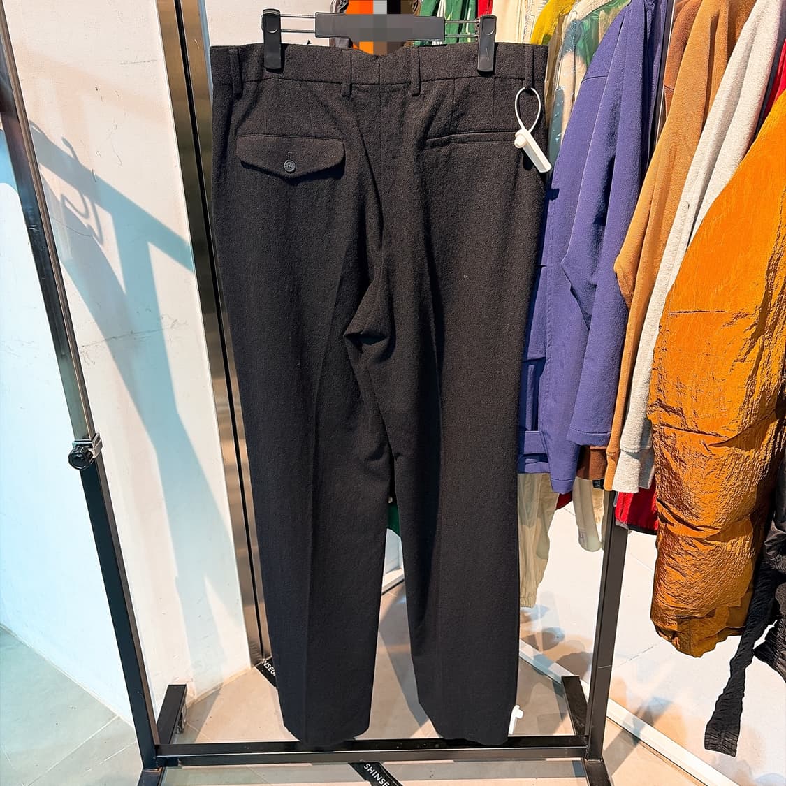 (정품/새상품) 앤드뮐미스터 남성 블랙 가스파 플레어 레그 컴포트 팬츠 상품이미지3