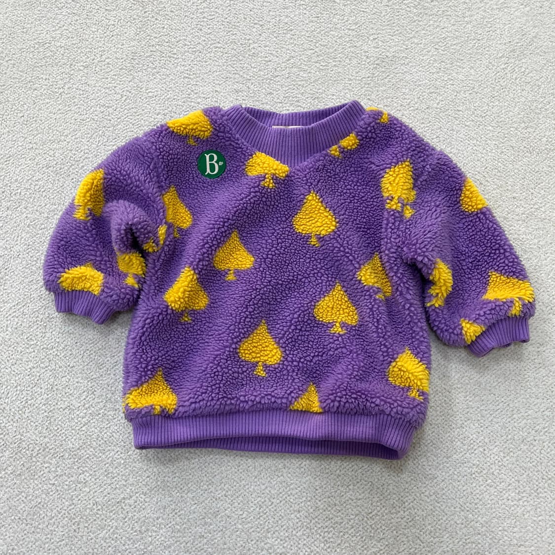 100 베베드피노 뽀글이 모자 맨투맨 0402M 상품이미지2