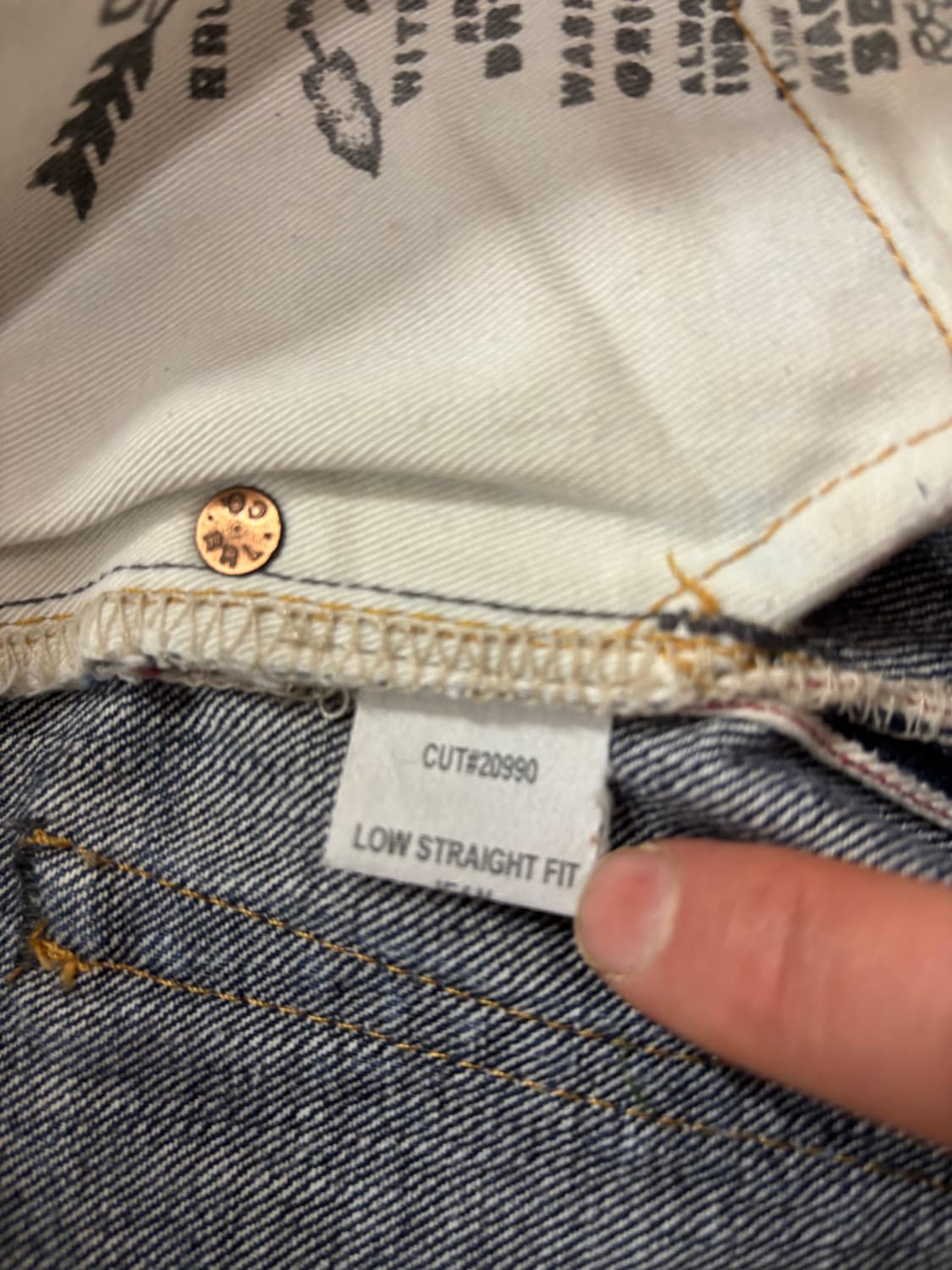 [30X30] RRL 로우 스트레이트진 스프링크릭 상품이미지8