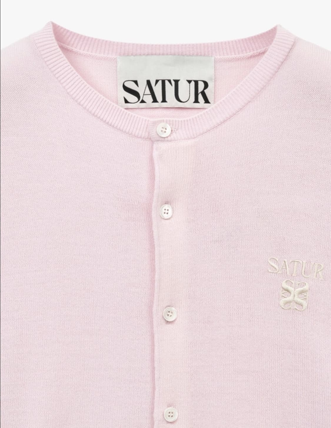 세터 핑크 가디건 상품이미지3