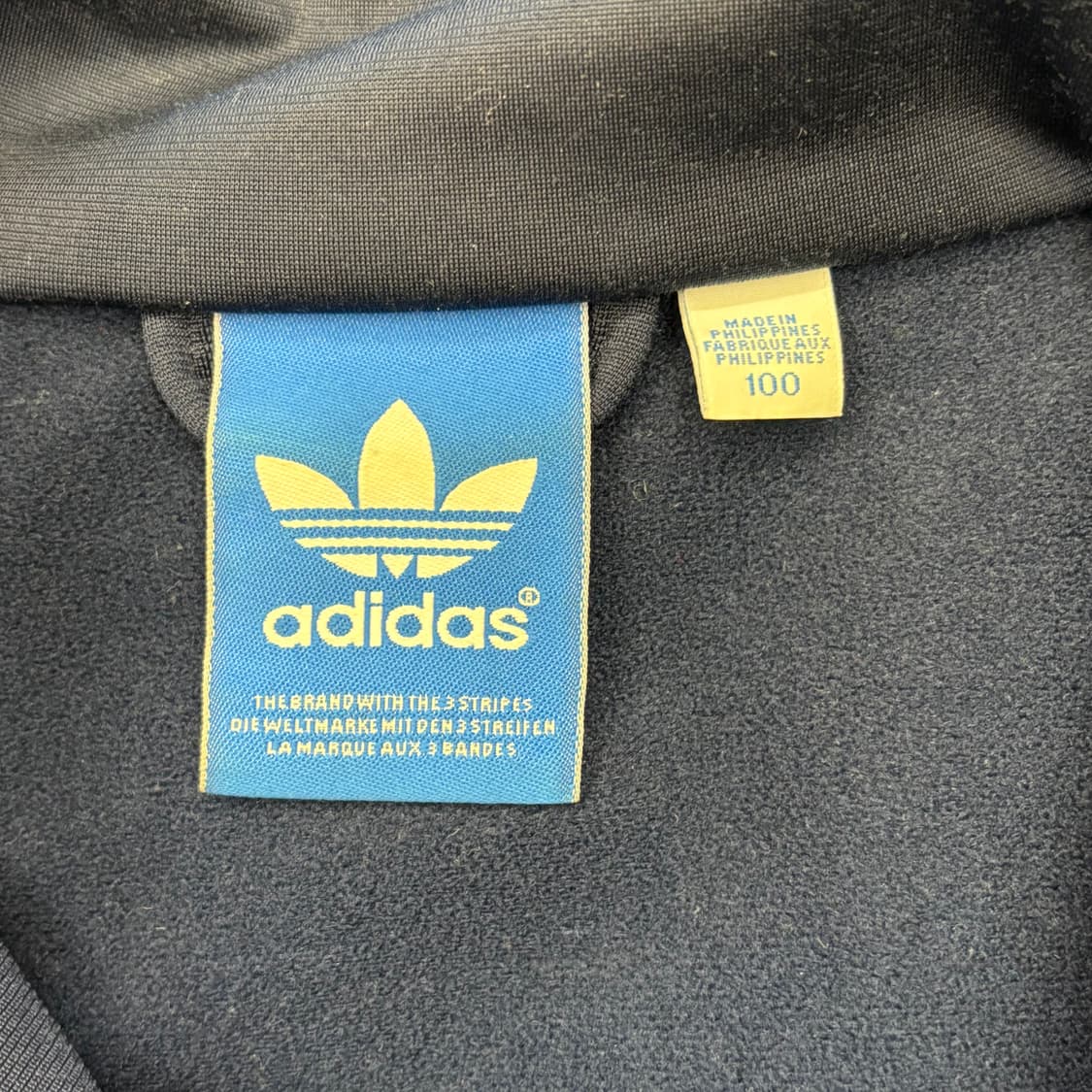 100 아디다스 파이어버드 네이비 오렌지라인 트랙탑 상품이미지4