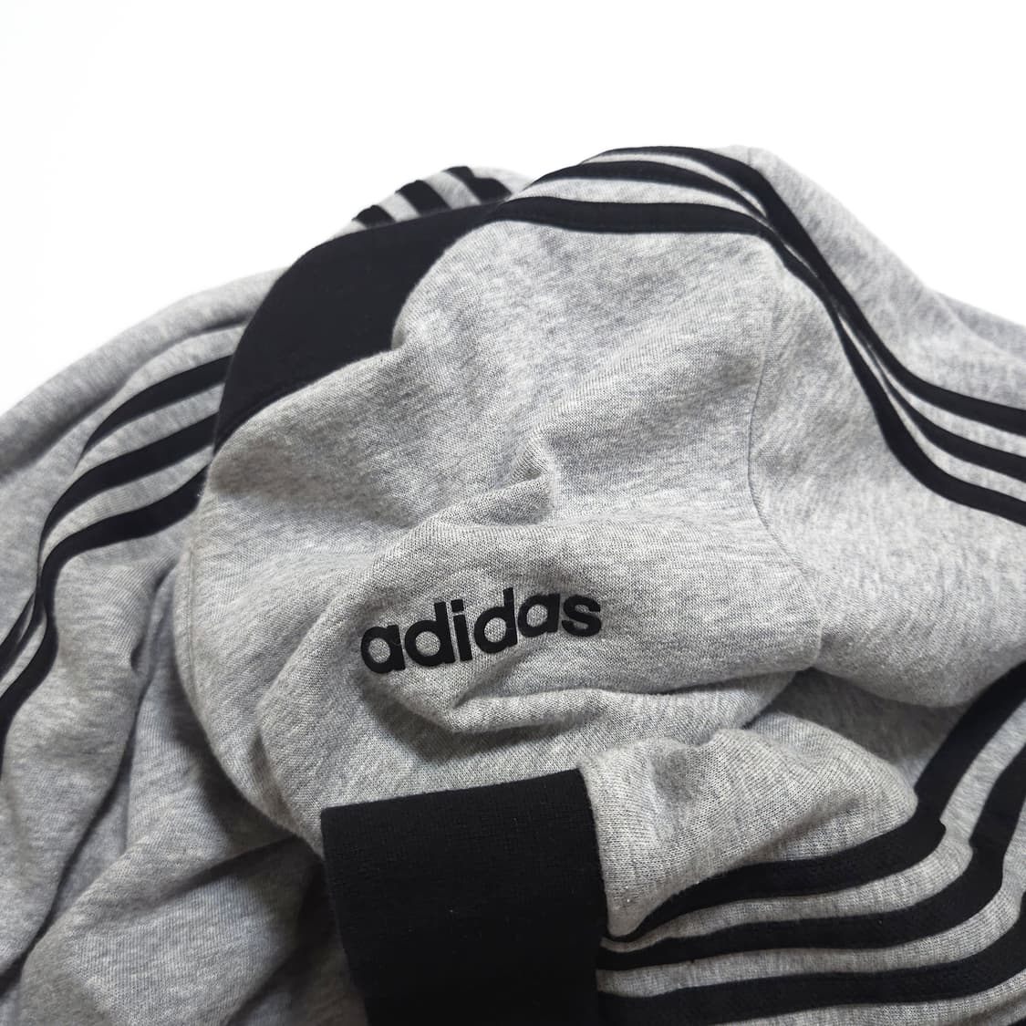 아디다스 코튼 릴렉스 트랙탑 져지 집업 자켓 회검 상품이미지5