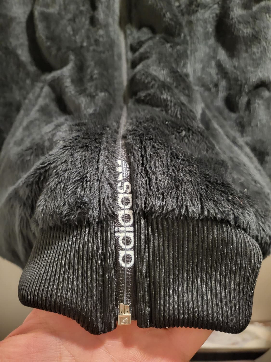 아디다스 플리스 후드 집업 상품이미지5