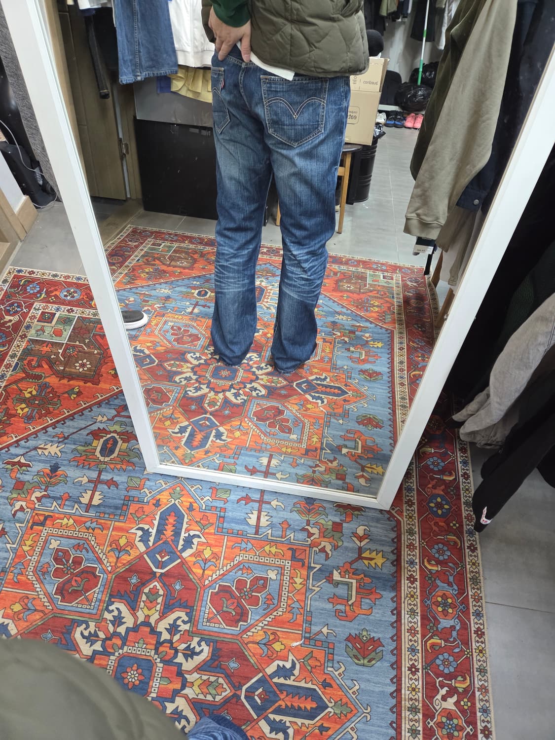 리바이스 올드스쿨 빈티지워싱 데님팬츠 34 상품이미지8