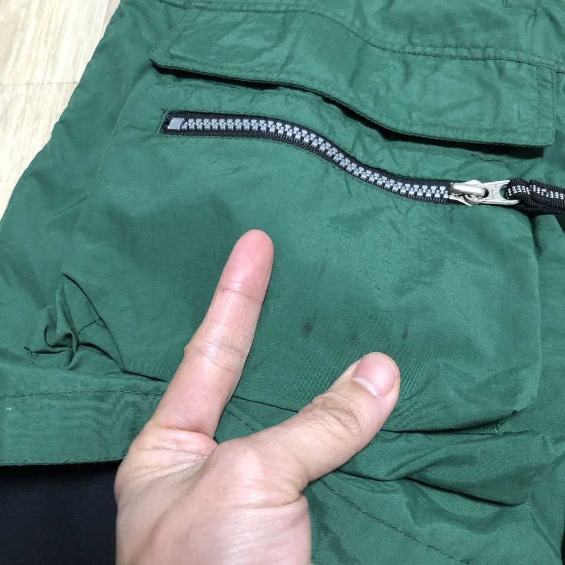 (100) 90's 노스페이스 NORTH FACE 그린 아웃도어 베스트 상품이미지10