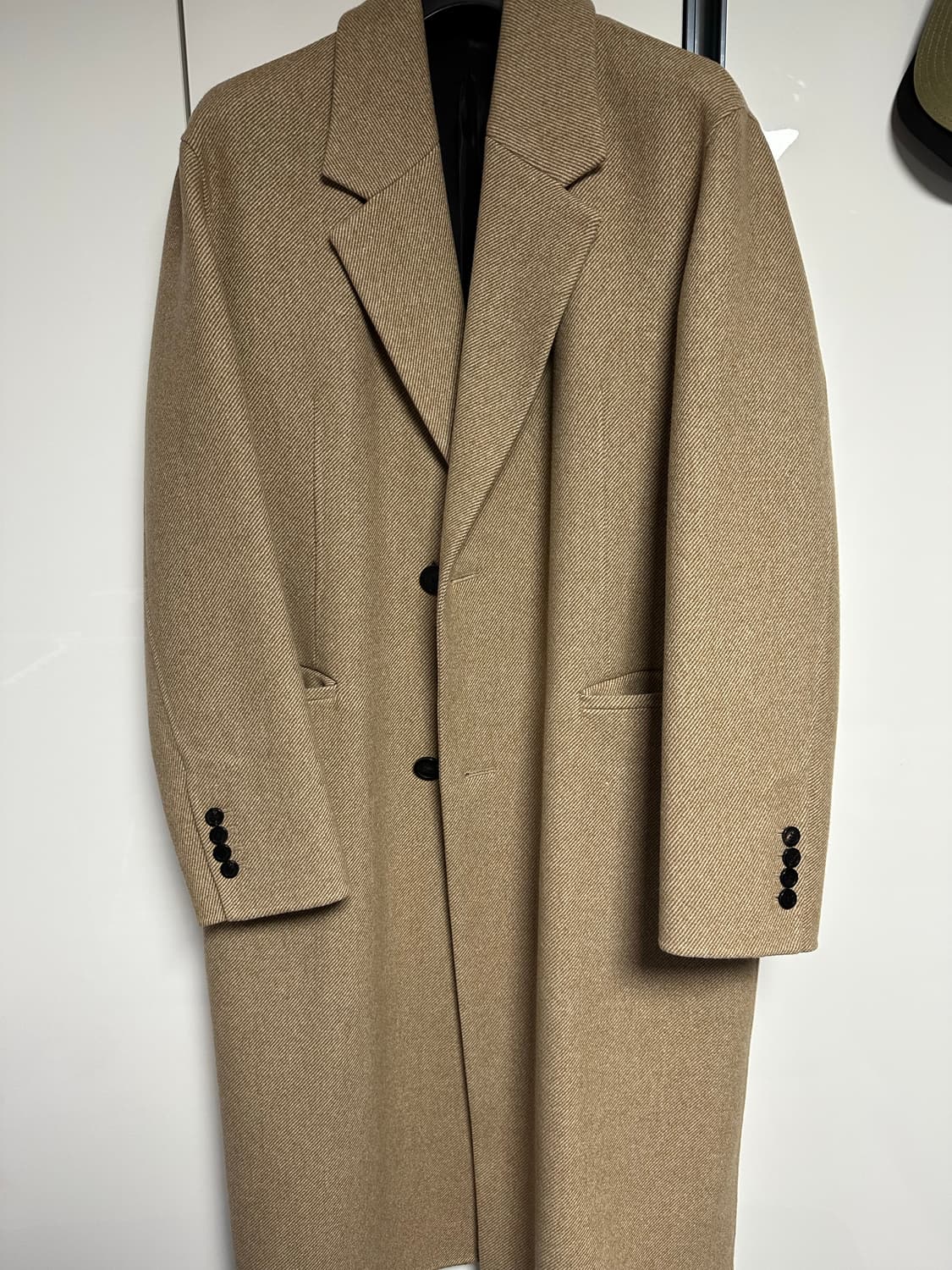 20fw 솔리드옴므 베이지 트윌 코트 46 상품이미지1