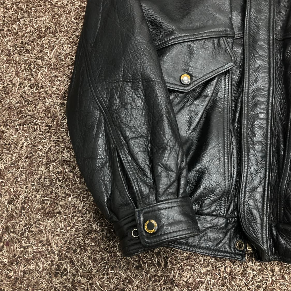 빈티지 리얼레더 봄버 가죽 레더 자켓 상품이미지3