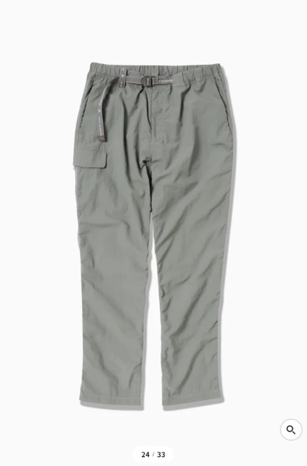 남성 XL] 앤드원더 Ny taffeta hiker pants 그레이색상 상품이미지3