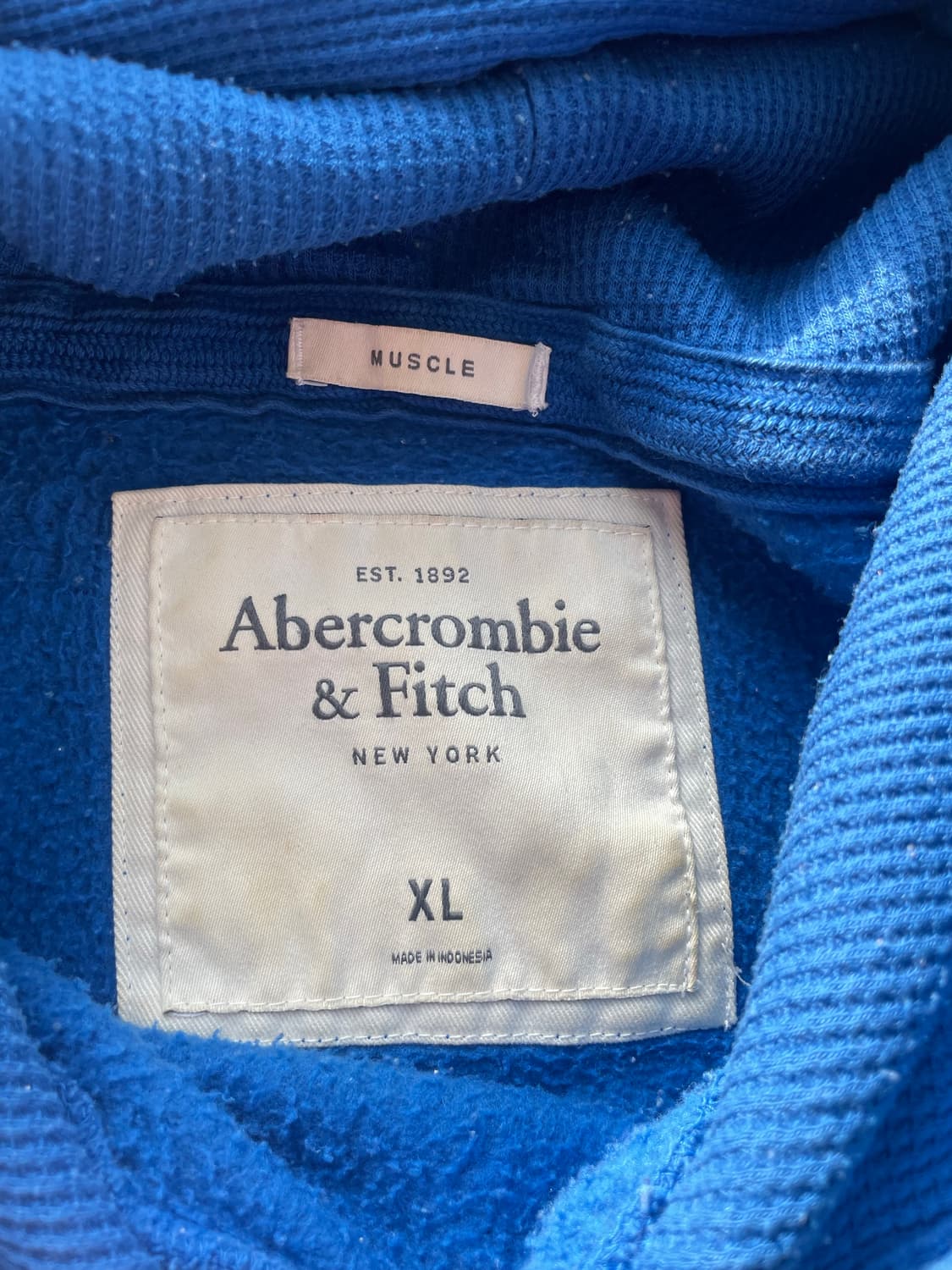 아베크롬비 블루 후디 상품이미지6