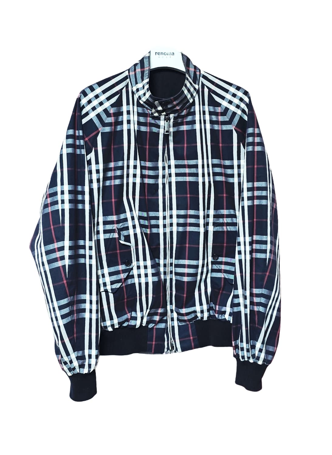 정품 버버리 블랙라벨 체크점퍼/남100~105 상품이미지1