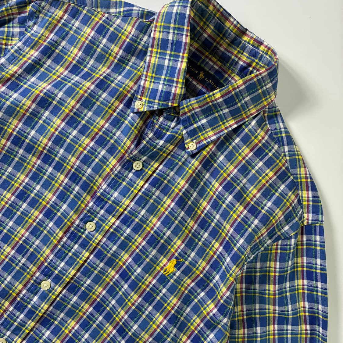 Polo  폴로 랄프로렌 자수 코튼 체크 셔츠  상품이미지3