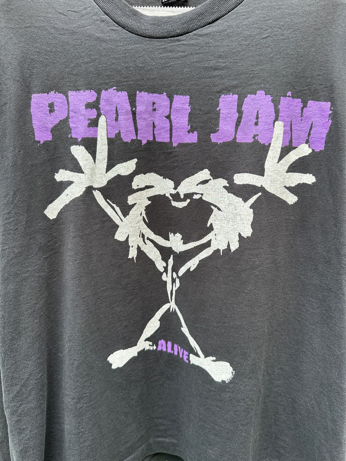 90s og pearl jam alive 롱슬리브 밴드티 상품이미지3