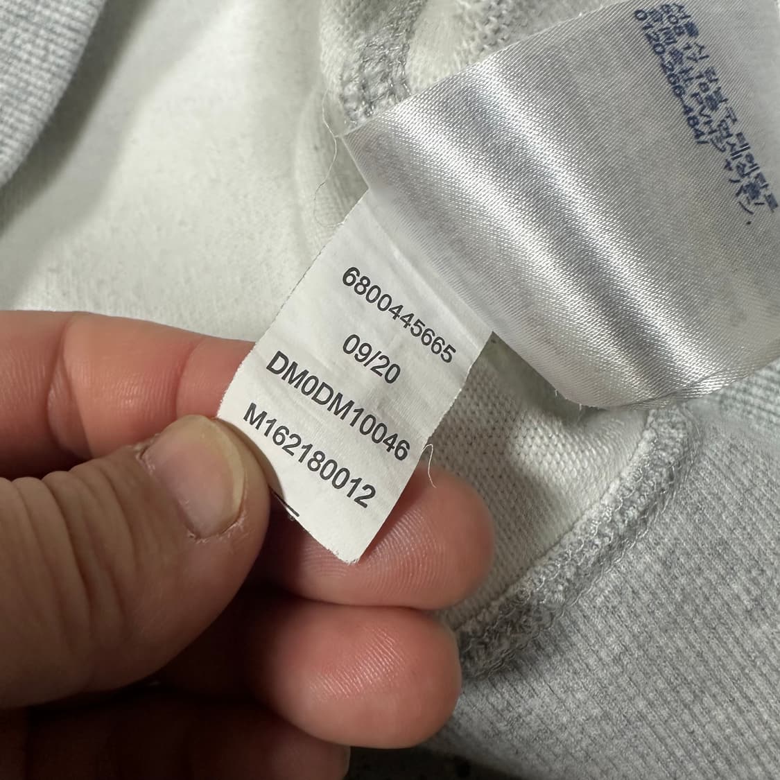 ✨ (바배) 타미 진스 멜란지 그레이 맨투맨  상품이미지4