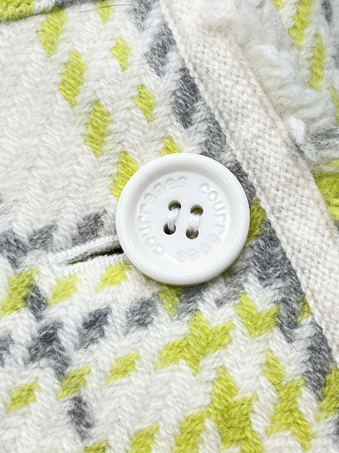 꾸레쥬 체크 랩 스커트 상품이미지5