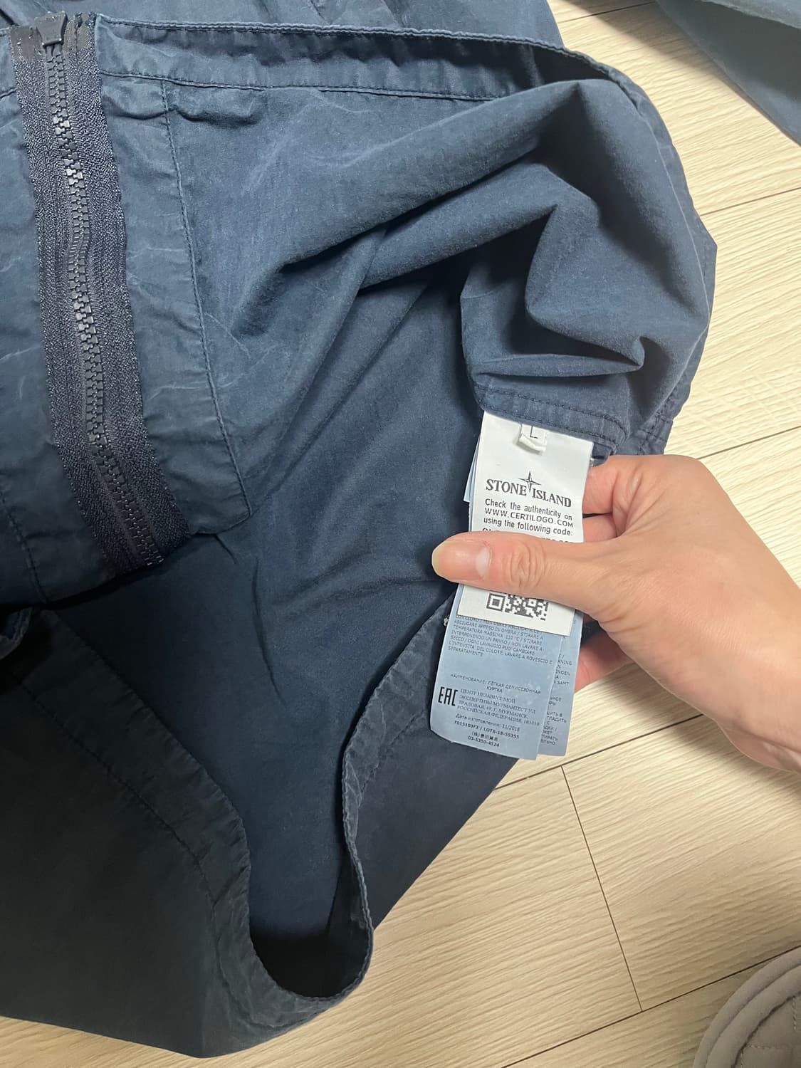 스톤아일랜드 19ss 고스트피스 오버셔츠 L 상품이미지7