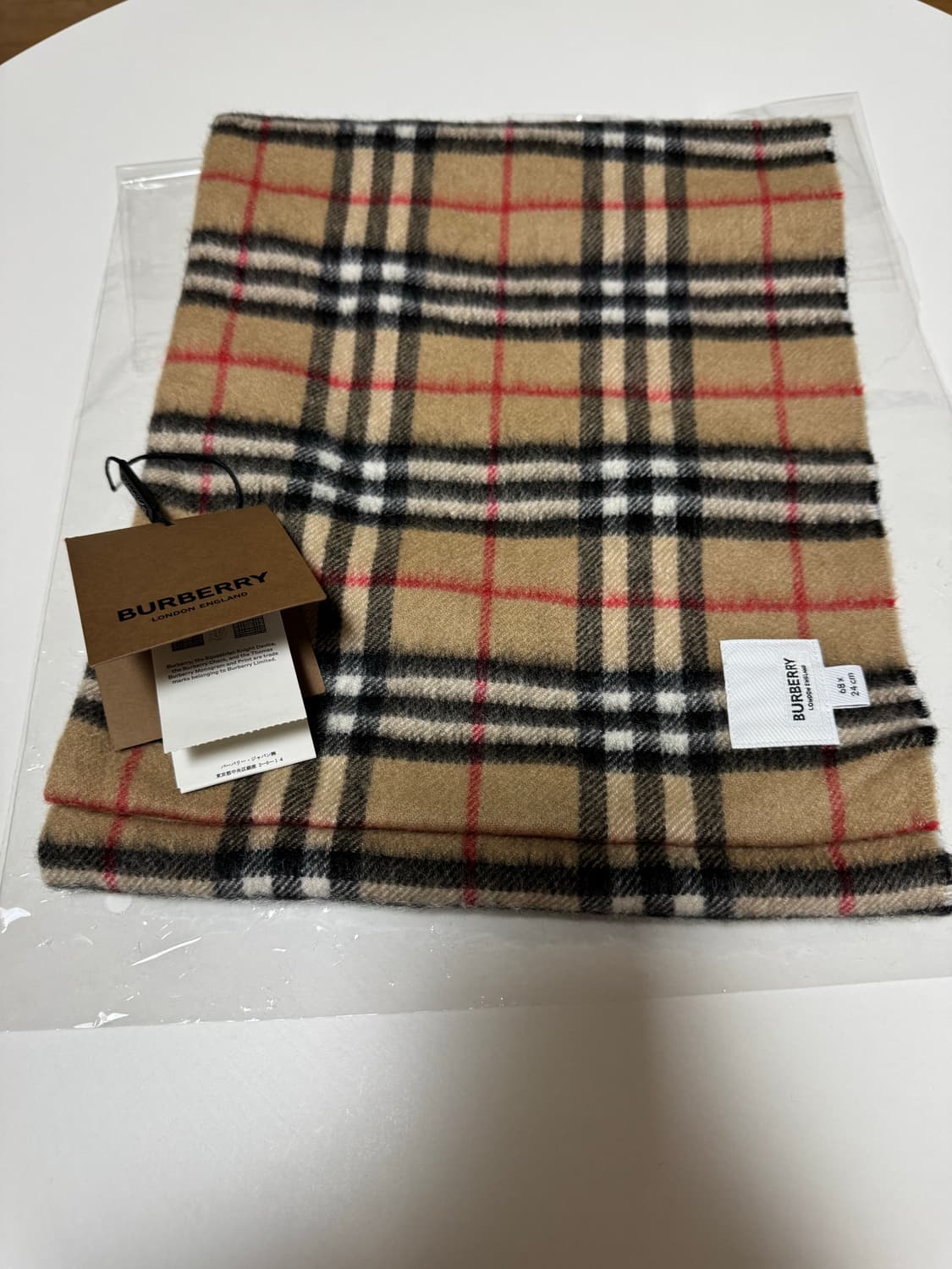 버버리 캐시미어 스누드 넥워머 미친 가격에 판매합니다! 상품이미지4