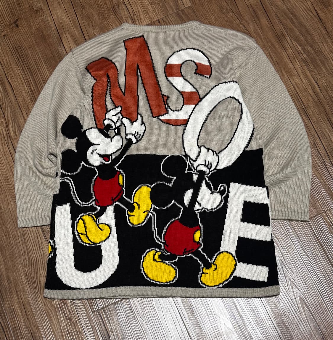 콕 콤보 미키마우스 니트 스웨터 상품이미지3