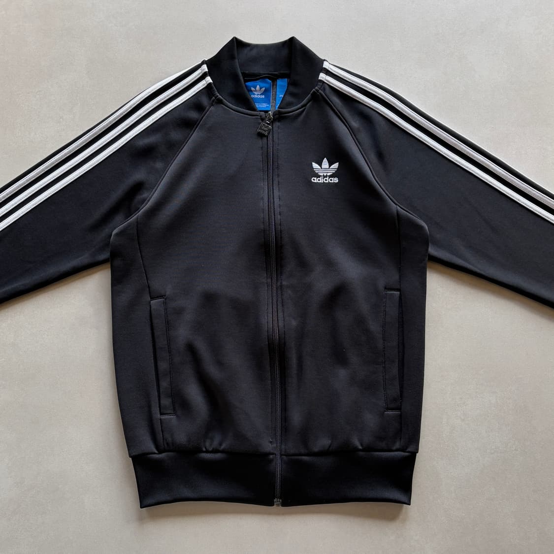 [S]아디다스 SST 트레포일 블랙 트랙탑 져지 상품이미지2