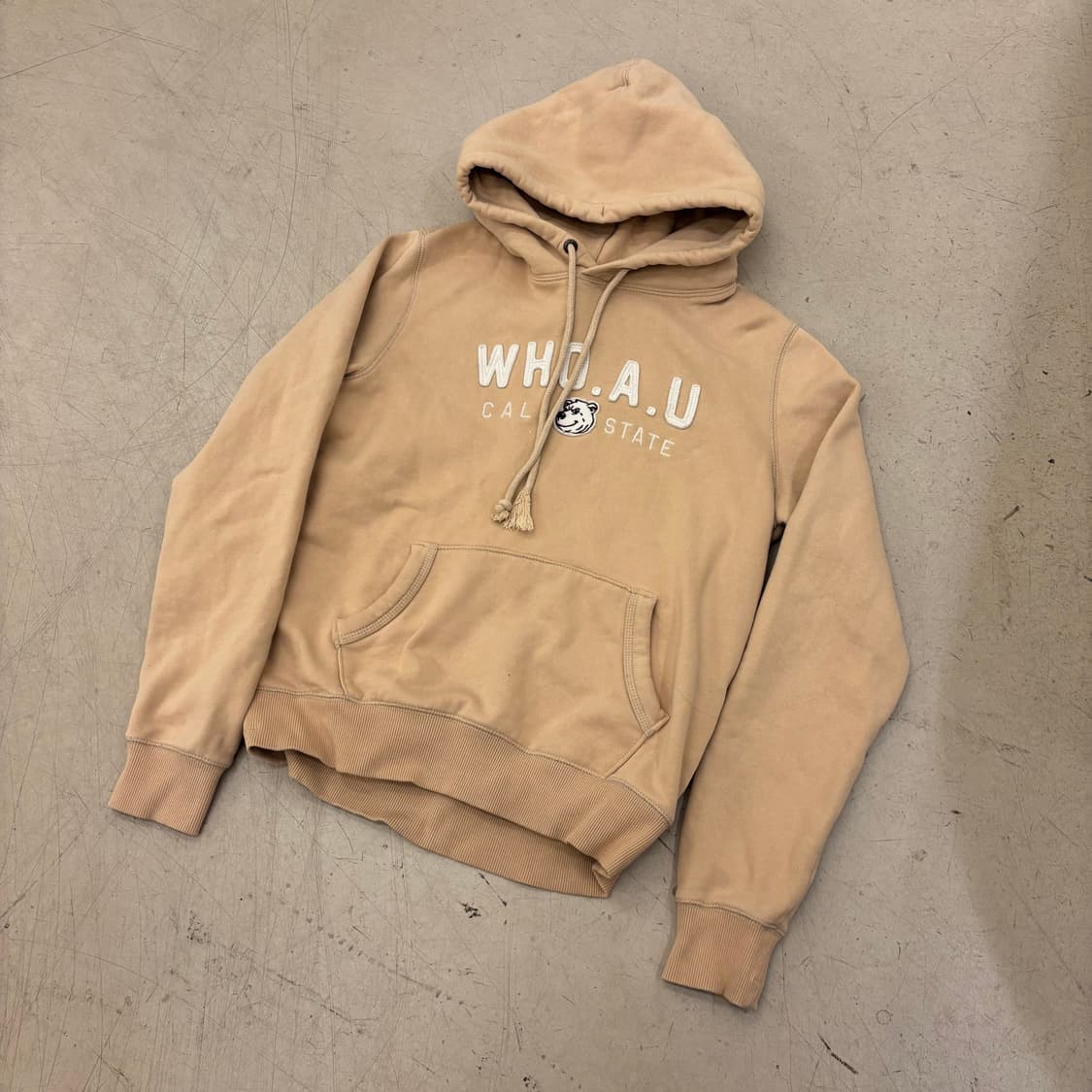 후아유 캘리포니아 불독 빅로고 후드티 상품이미지1