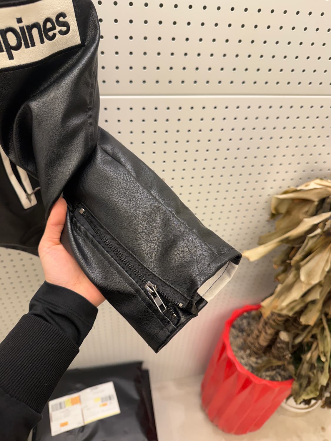 빈티지 레드불 빅로고 레더 레이싱 자켓 U677 상품이미지6