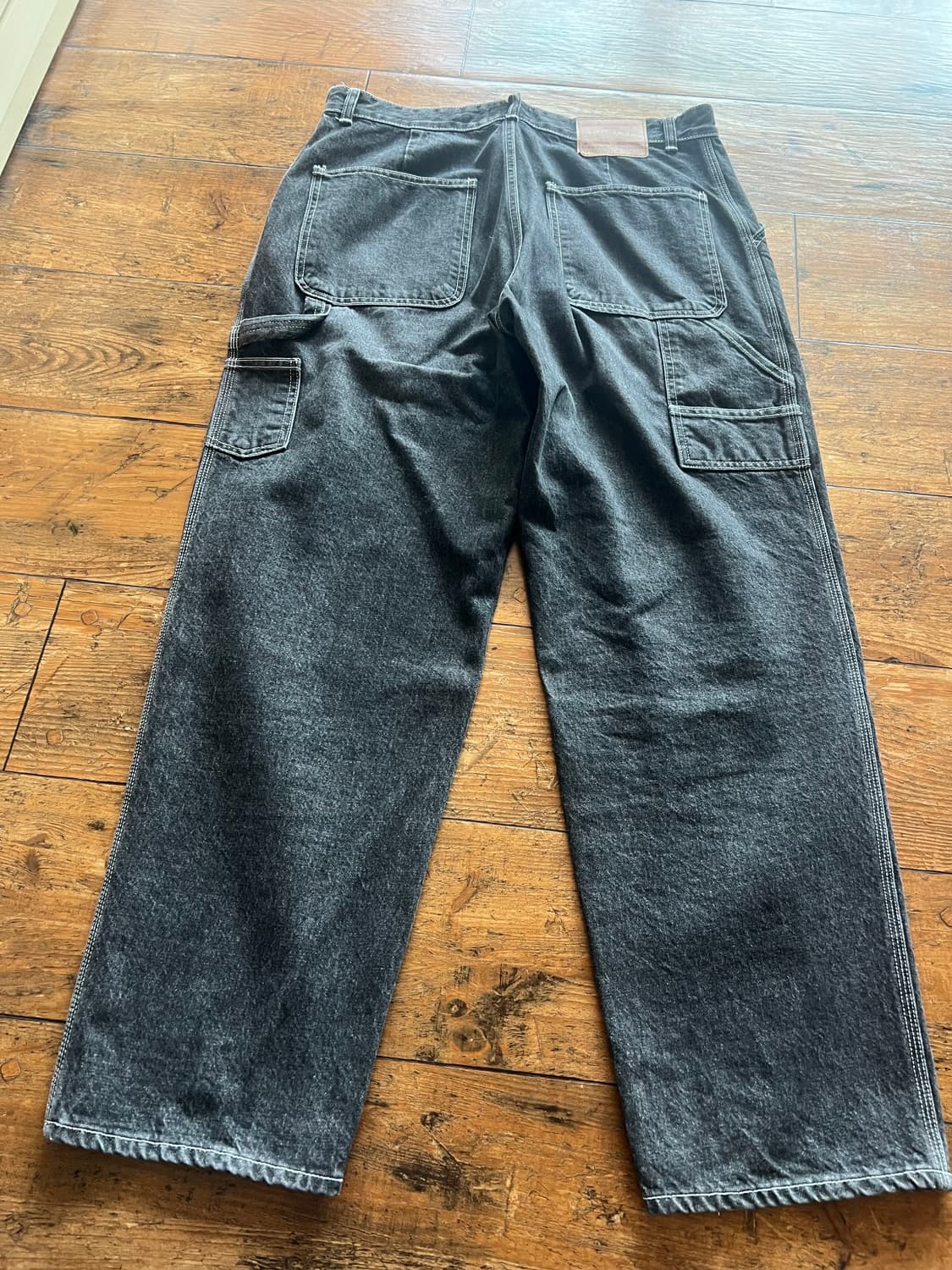 아웃스탠딩 루즈핏 카펜터팬츠 블랙데님 L LOOSE FIT CARPENT 상품이미지2