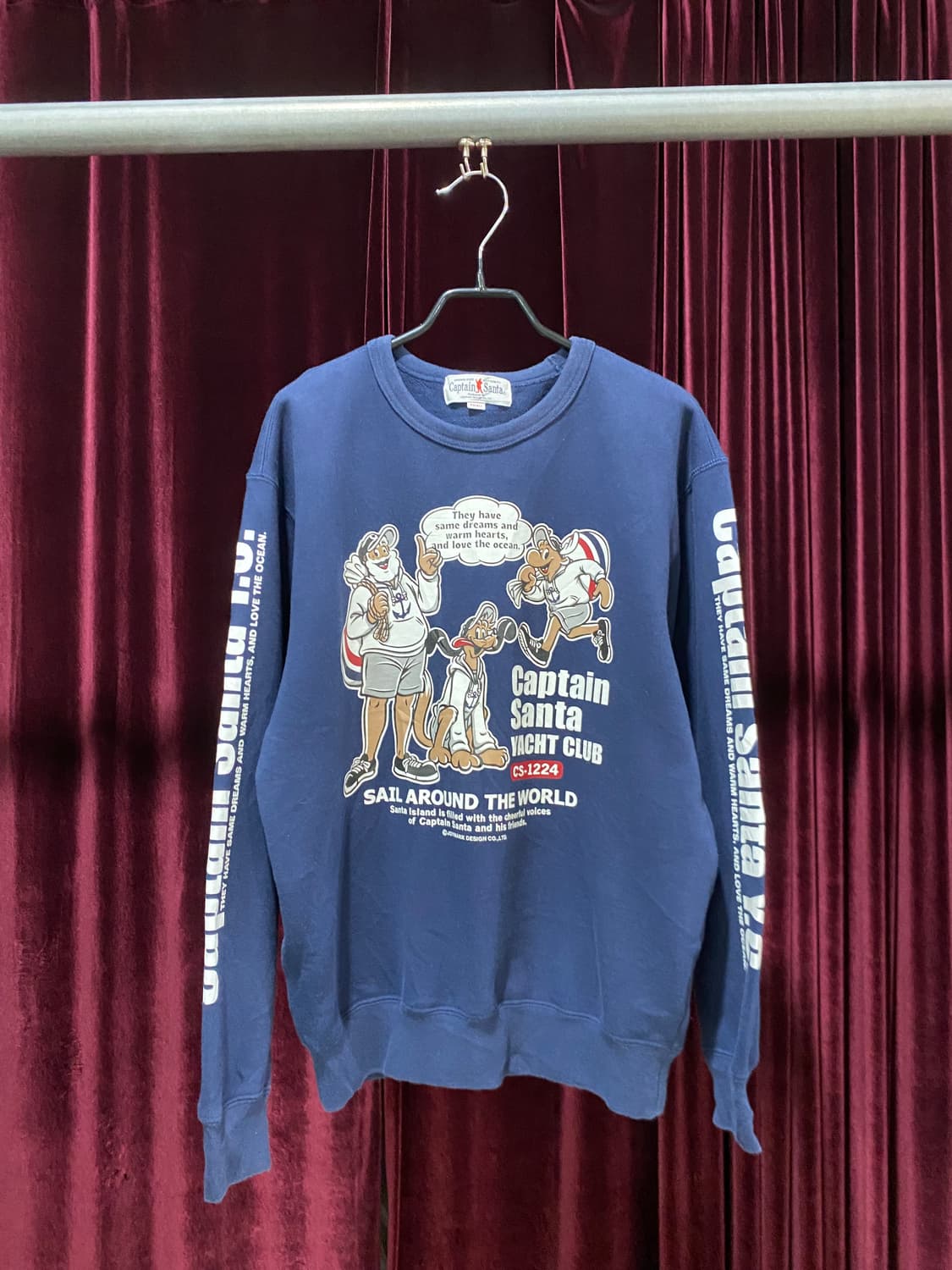 CAPTAIN SANTA YATCH CLUB (navy) 상품이미지1