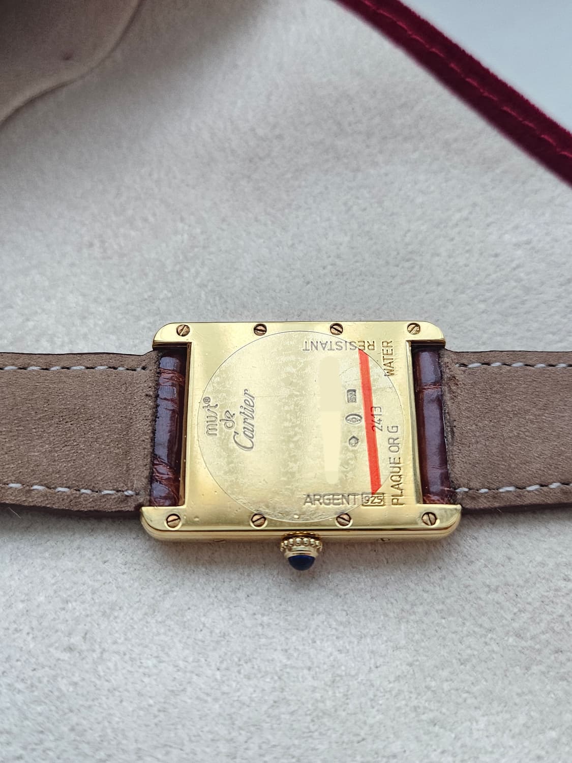 까르띠에 빈티지 탱크머스트 XL 샴페인다이얼 (정품보증서) 상품이미지4
