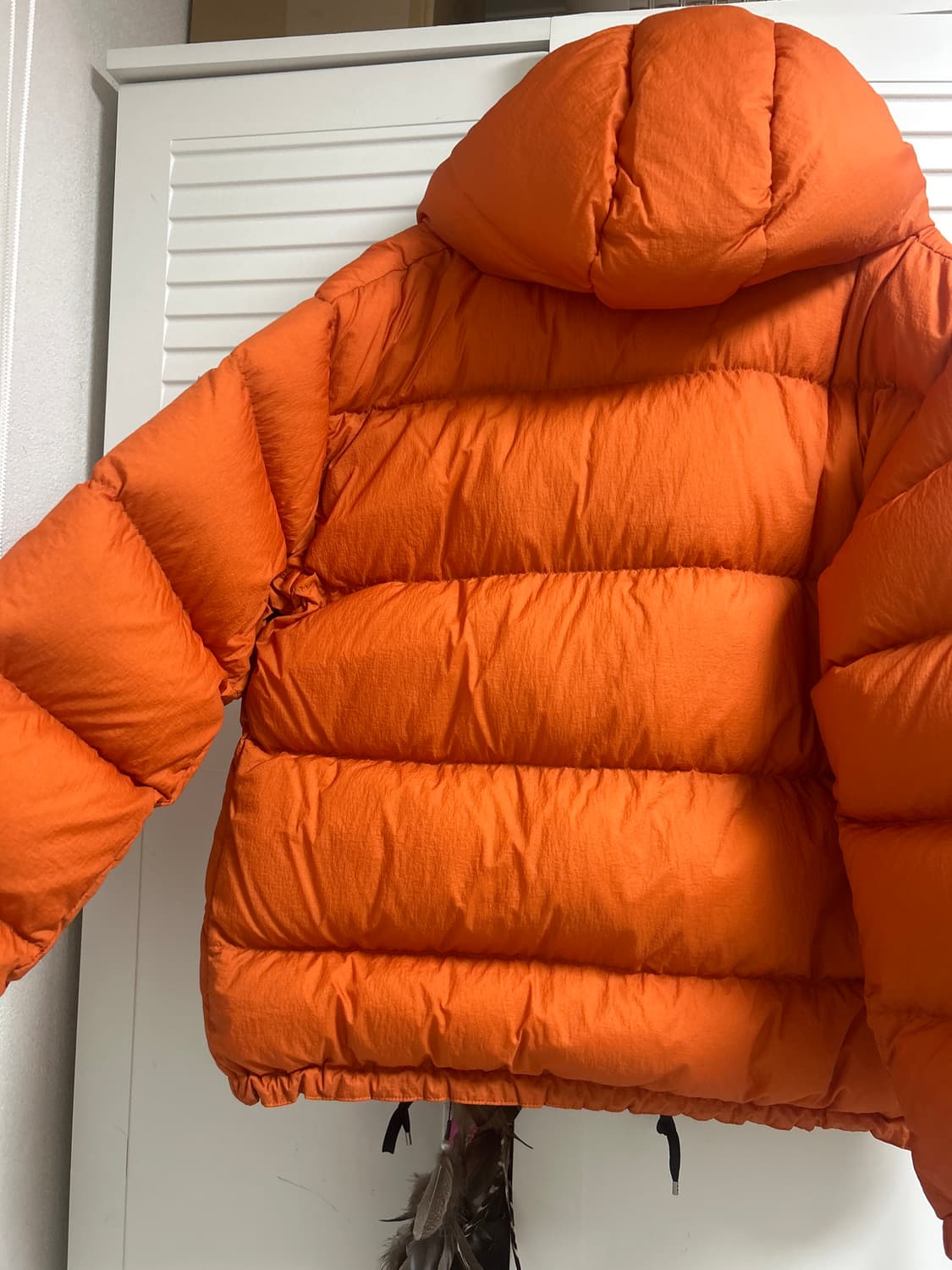 단톤 화이트구스 패딩 오렌지M 상품이미지4