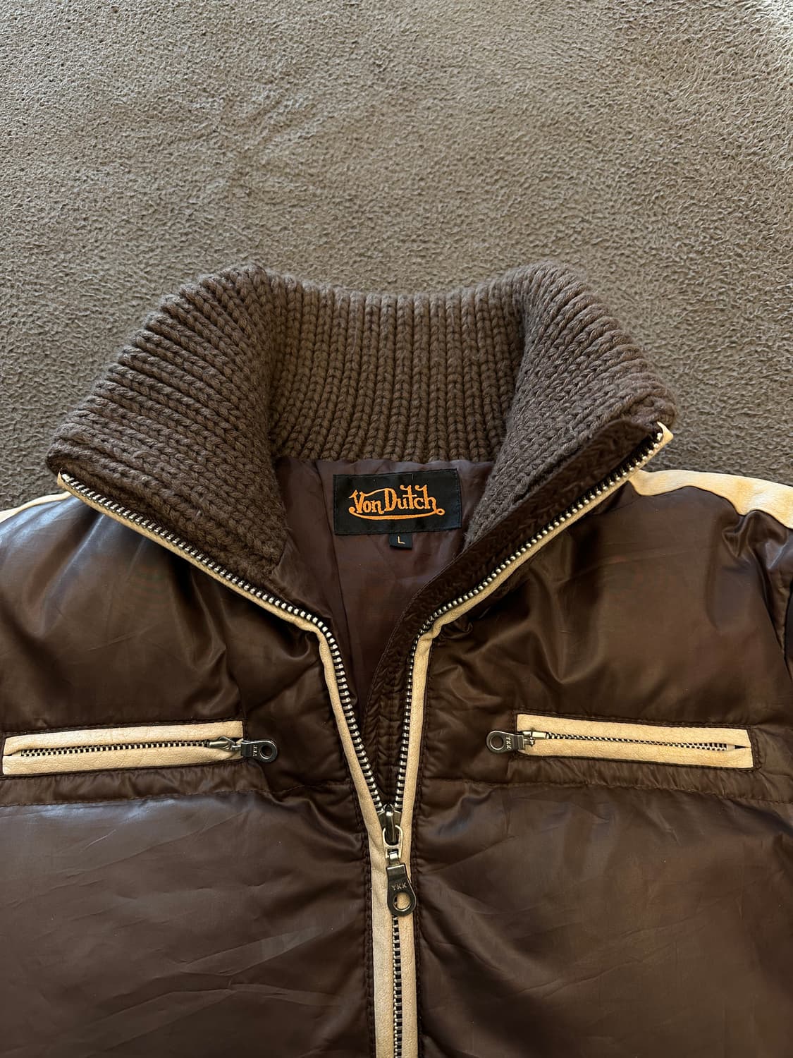 본더치 빈티지 크롭 패딩 자켓 대장급 처분  상품이미지5