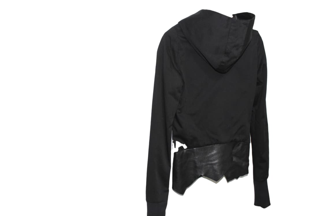 2000s Ekam Archive 에캄 비대칭 사선 하이브리드 후드 자켓 상품이미지6