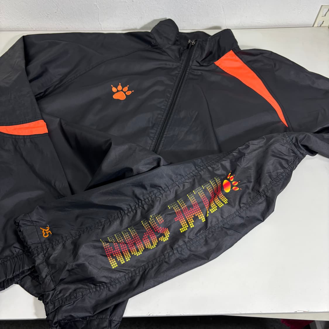 3XL 켈미 KELME 블랙 빅사이즈 바람막이 아노락 상품이미지3