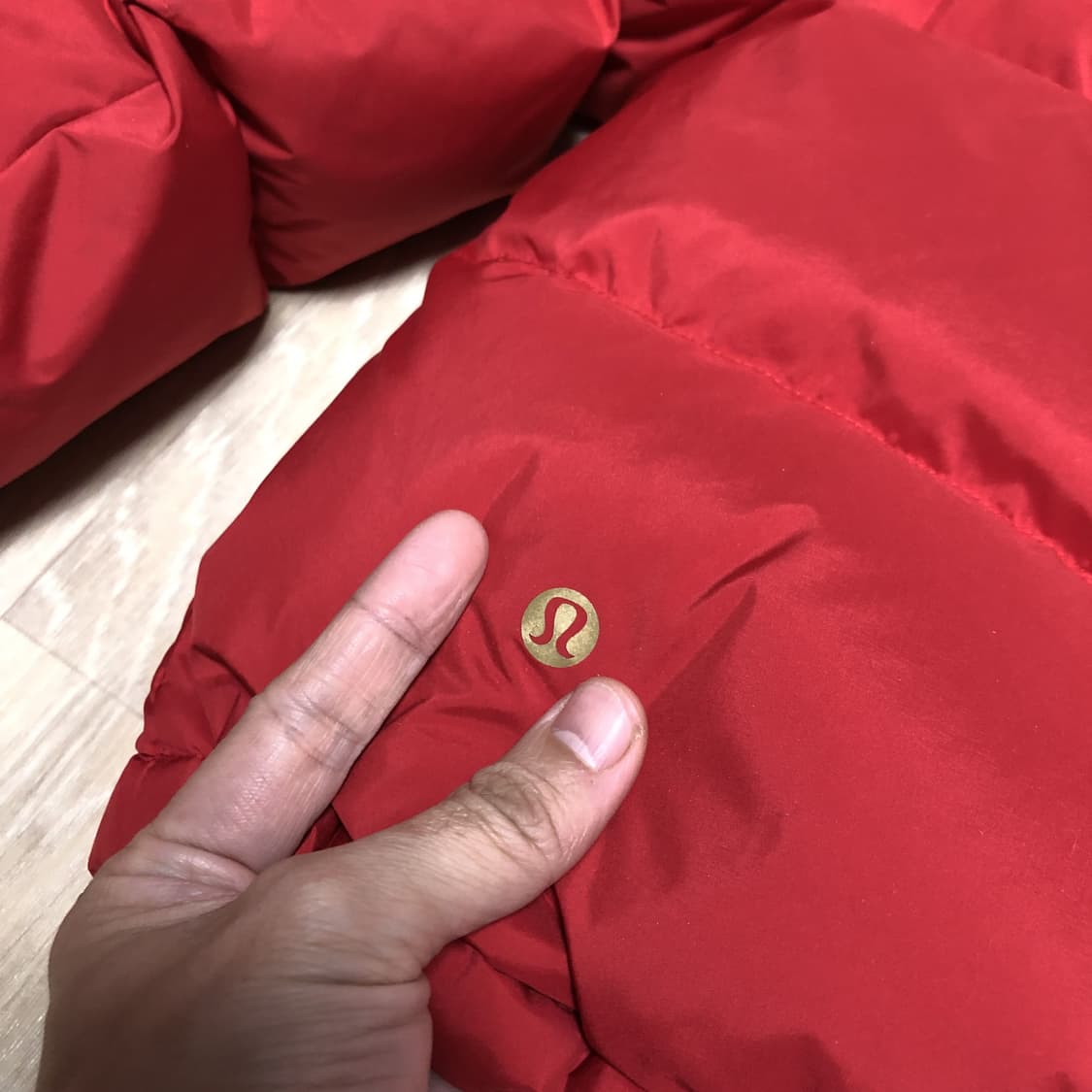 (우먼스 XL) 룰루레몬 lululemon 원더퍼프 크롭 패딩 자켓 레드 상품이미지7