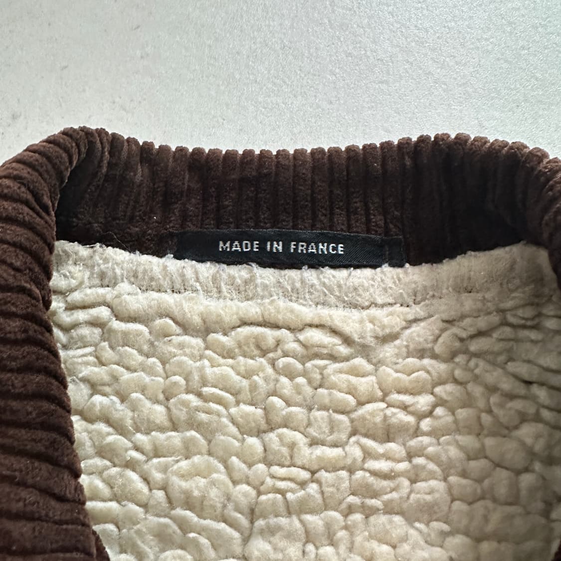 80s 프랑스 생산 프렌치 워크 해비 코듀로이 봄버 블루종 자켓 105  상품이미지5